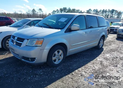2008 Dodge Grand Caravan Sxt из США, поврежденный, VIN 1D8HN54P78B119853